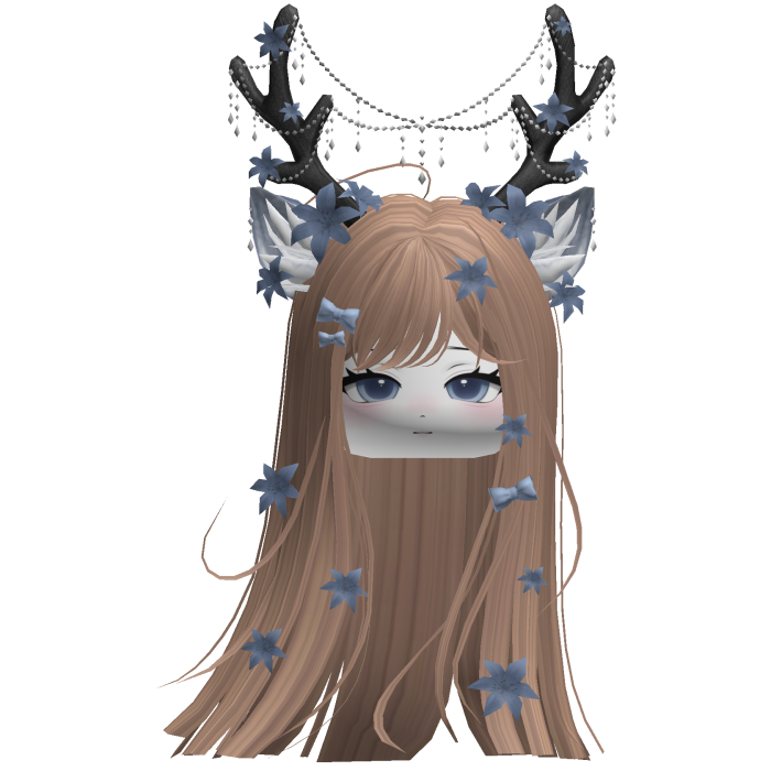 Ethereal Christmas Fairy Fawn Hair w/ Antlers