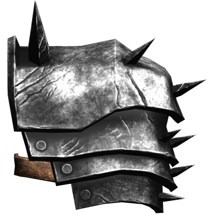 Silver Medieval Knight Pauldron (left)