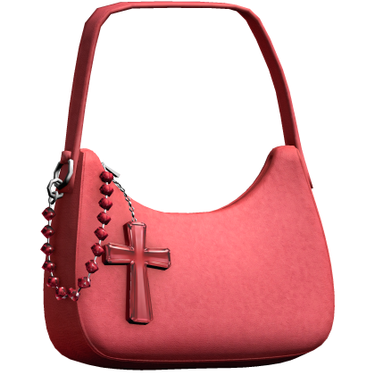Designer Shoulder Bag with Jesus Cross Charm thumbnail