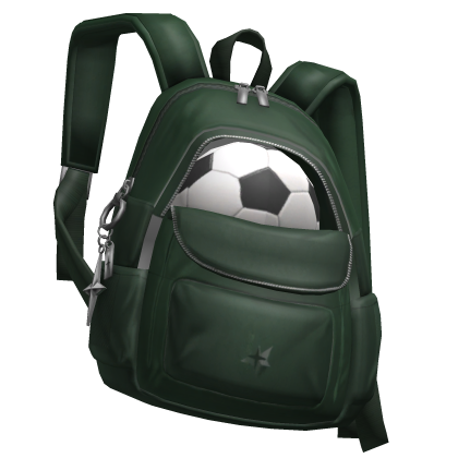 Green Soccer Backpack Bag Single Strap [1.0]