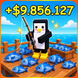 Fishing Penguin Tycoon 🐟🐧🚂