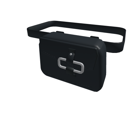 Black Leather Belt Bag | Foldline