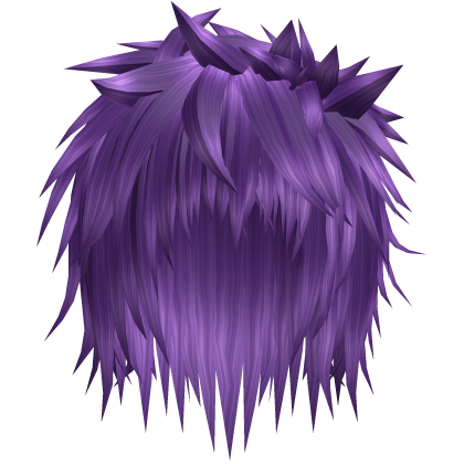 purple emo spiky messy vampire punk anime boy hair