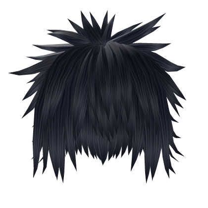 Messy Spiky Emo Blue Hair Roblox item