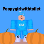 Poopygirlwithtoilet fan
