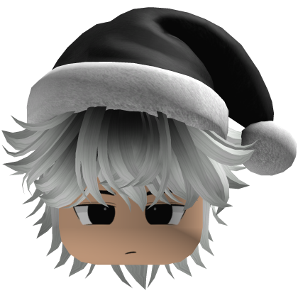 Beautiful hair emo y2k Christmas beret (White)