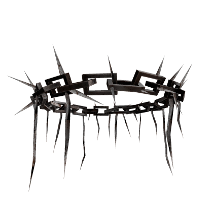 Rusty Head Spiked Chain Crown