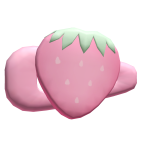 Pink Strawberry Hair Clip