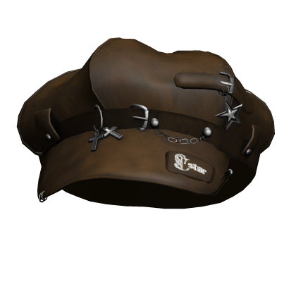 Brown Pierced Punk Cap Roblox item