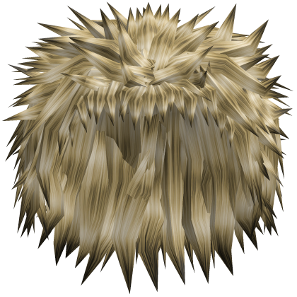 Bright Blonde Spiky Punk Messy Emo Hair Roblox item