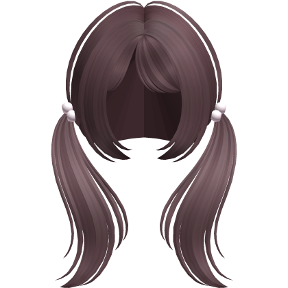  ♡ adorable cute girly moe pigtails (berry) Roblox item