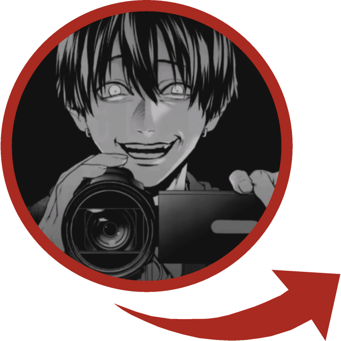 Camera Manga Guy Meme Red Circle