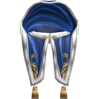  Victorian Tasseled Regal Star Cape in Blue Roblox item