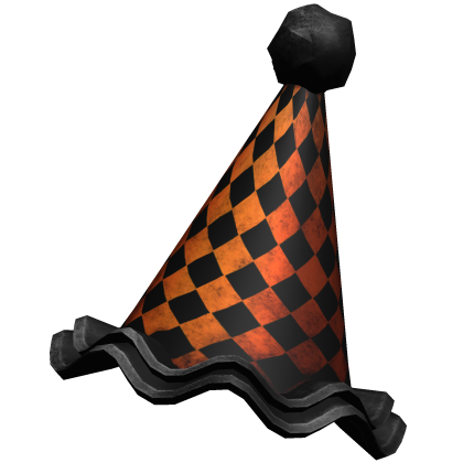 Orange Halloween Party Clown Hat Roblox item