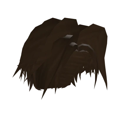 Messy Spikey Middle Part (Brown) Roblox item render
