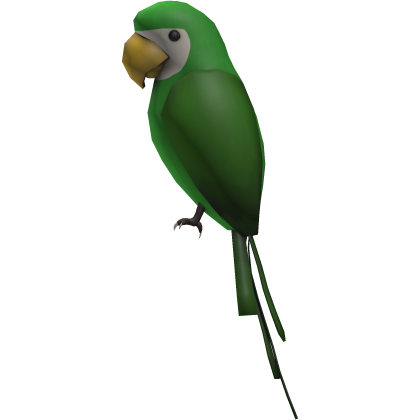 (Green) Right Shoulder Parrot Roblox item