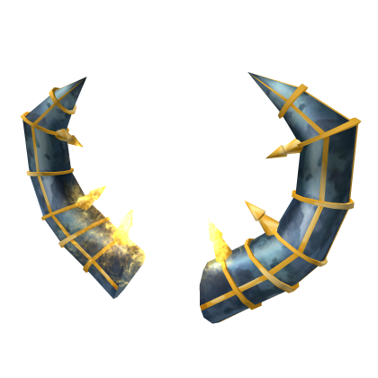 Roblox Item Bluesteel Horns of Pwnage