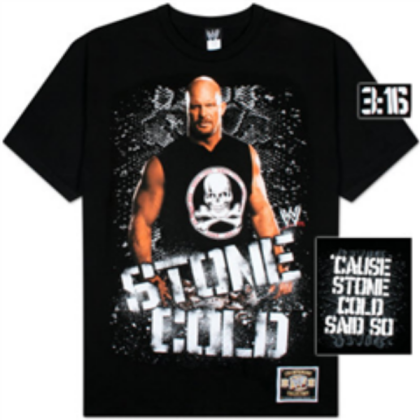 wwe-stone-cold shirt Roblox decal