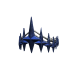 Navy Crystalized Crown