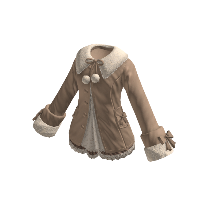 Jacket with Contrast Collar (Tan)