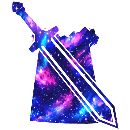 Cartoony Galaxy Cape + Sword thumbnail
