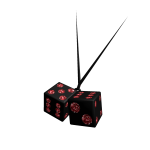 Ruby Dice Necklace