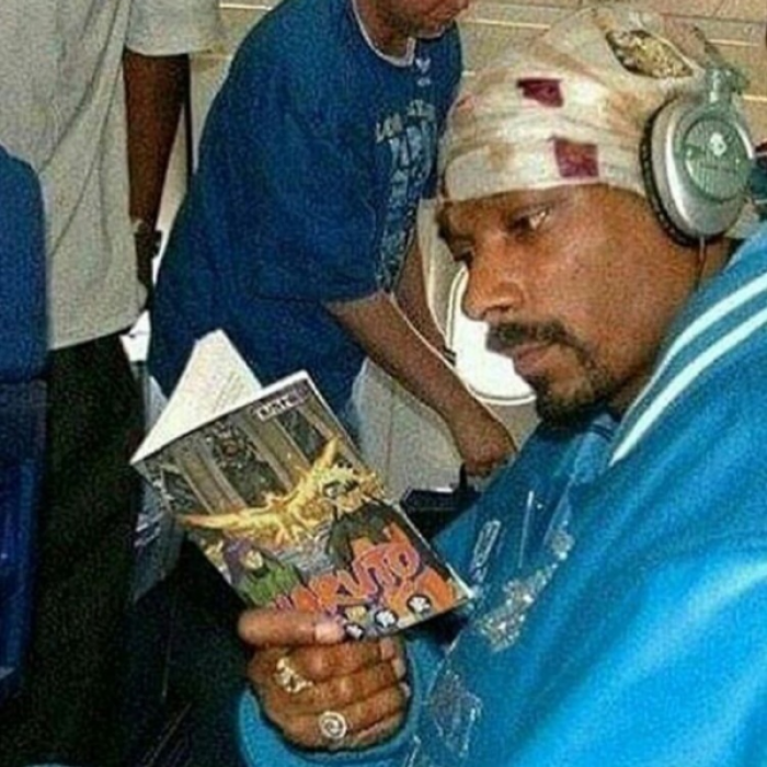 famous rapper reading manga Roblox decal