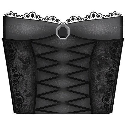 ♡ Black Gothic Vampire Corset Roblox item