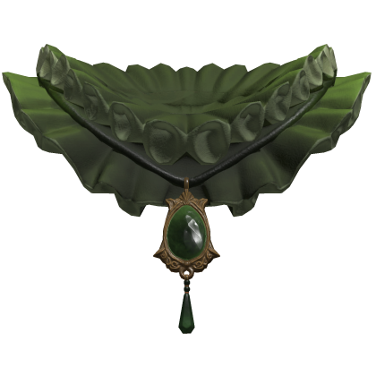 Green Jester Neck Ruffle 1.0