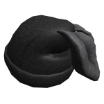 BerryBox Jan '24 Chunky Knit Bunny Ear Hat Black