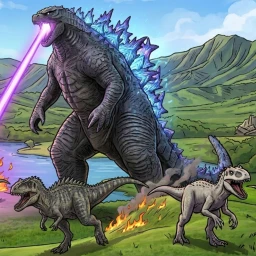 Kaiju Vs Dinosaurs icon
