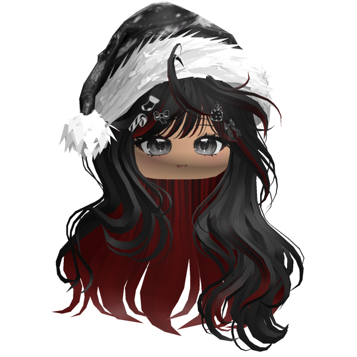Cute Christmas Waves w/ Charms (Black&Red)
