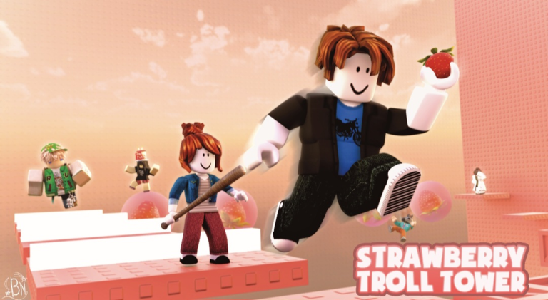Strawberry troll tower🍓 - 로블록스 인디게임 | 로블독