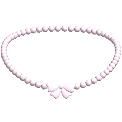 Pretty Pink Bow Necklace