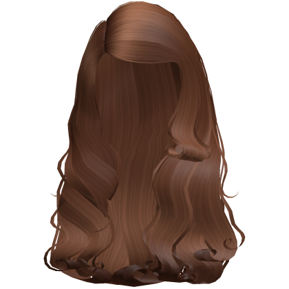 soft brushed-out doll waves (auburn brown)