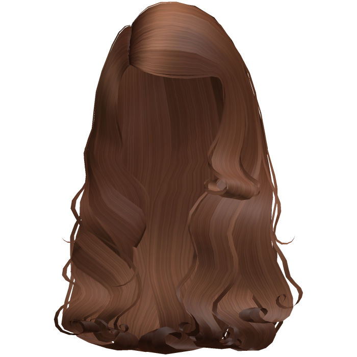 soft brushed-out doll waves (auburn brown)