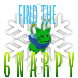 Find the gnarpy (23!) ❄️winter biome❄️