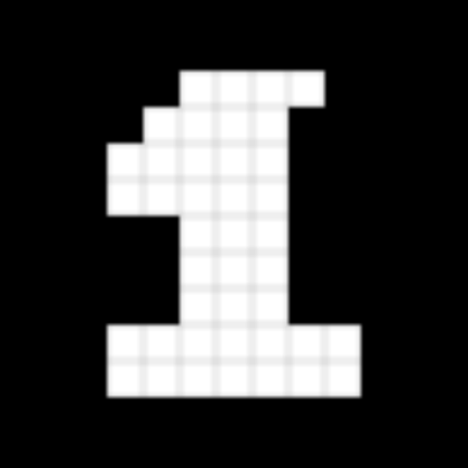 Number 1 (Pixel Art) Roblox decal