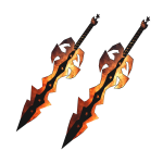 Dual Eternal Fire Sword