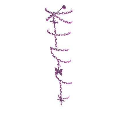 Left Leg Jewelry Chain Anklets & Charms - Pink