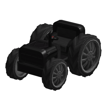 Drivable Black Tractor Roblox item