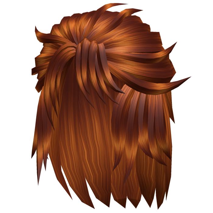 messy ginger samurai anime hair