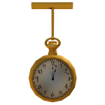 Conductor's Gold Pocket Watch