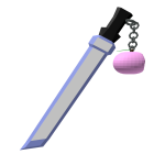 Sword with Bitten Apple Chain