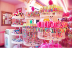 Colorful Cotton Candy Shop