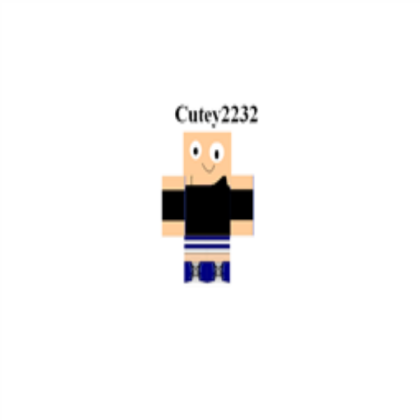 Cutey2232 as cartoon Roblox decal