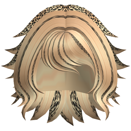 Messy Fluffy Bob Hair (Gyaru Leopard)