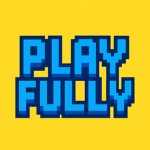Playfully.