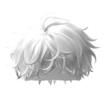 Messy Fluffy Hairstyle(White)