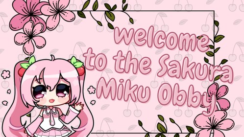 🌸 Sakura Miku obby 🌸